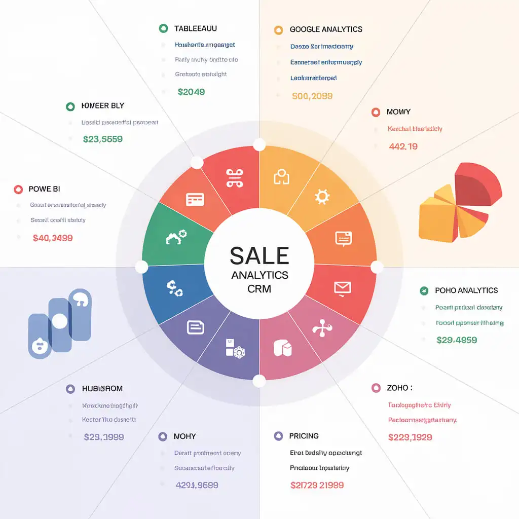 أبرز أدوات تحليل المبيعات وCRM مقارنةً من حيث المزايا والتكلفة
